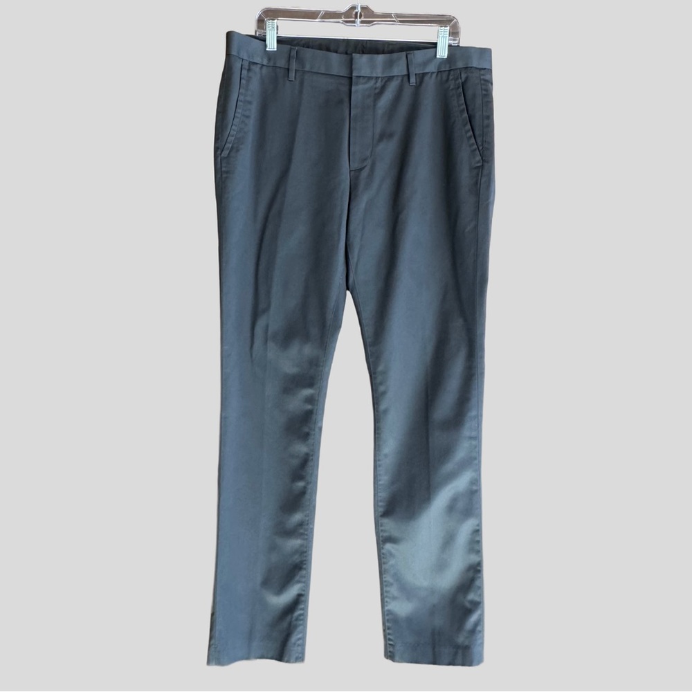 Bonobos Friday Weekday Warrior Slim Tailored Dress Pants in Dark Gray 35/32